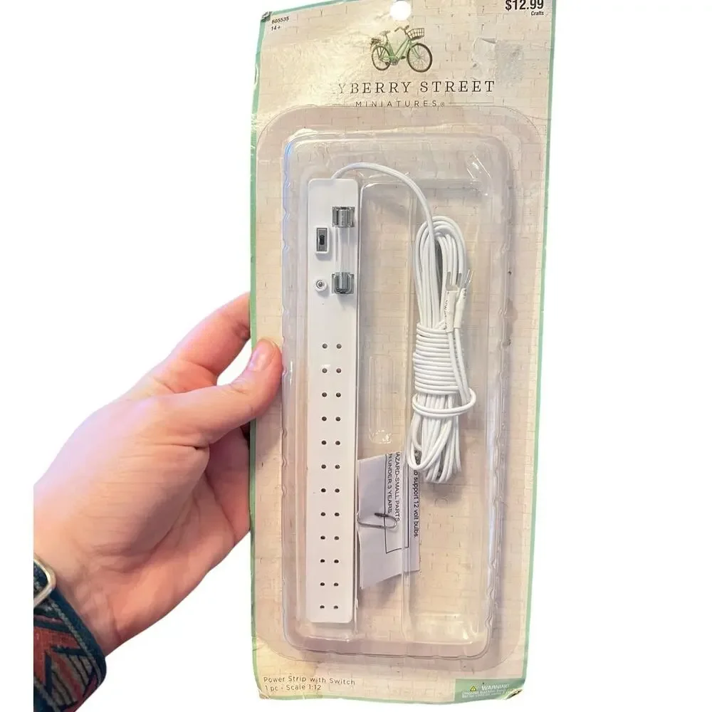 NEW Discontinued Mayberry Street Miniatures Power Strip  Dollhouse 1:12 Scale